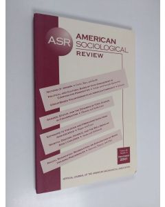 käytetty kirja American sociological review vol. 66/2001