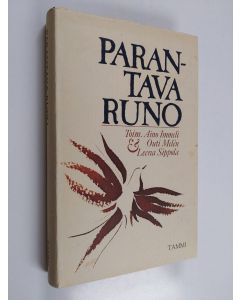 Tekijän Aino Immeli  käytetty kirja Parantava runo