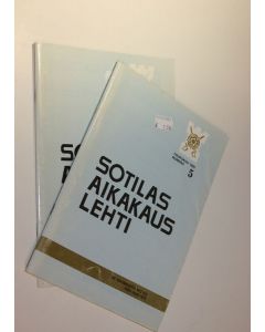 käytetty teos Sotilasaikakauslehti 5-6/1985 : Upseeriliiton julkaisu