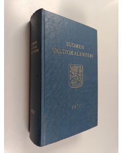 käytetty kirja Suomen valtiokalenteri vuodeksi 1970