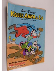 Kirjailijan Walt Disney käytetty teos Kalle Anka & C:o N:r 22/1967