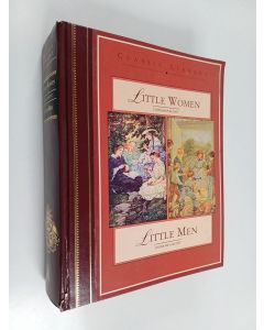 Kirjailijan Louisa May Alcott käytetty kirja Little Women ; Little Men