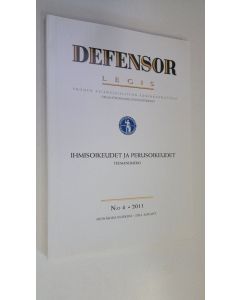 käytetty kirja Defensor legis n:o 4/2011