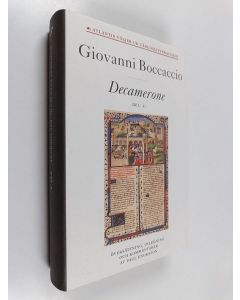 Kirjailijan Giovanni Boccaccio käytetty kirja Decamerone Del 2