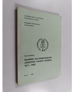 Kirjailijan Elsa Boisman käytetty kirja Suomen valtioneuvoston jäsenten tausta vuosina 1917-1966