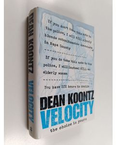 Kirjailijan Dean Ray Koontz käytetty kirja Velocity