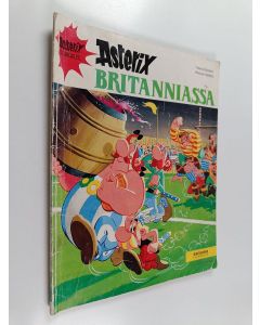 Kirjailijan Albert Uderzo & Rene Goscinny käytetty kirja Asterix Britanniassa