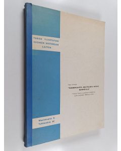 Kirjailijan Alpo Juntunen käytetty kirja Suomalaista kulttuuria Nevan rannoilla : Piirteitä Pietarin suomalaisen siirtokunnan kulttuurielämästä 1900-luvun alussa