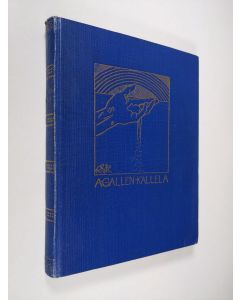 Kirjailijan Akseli Gallen-Kallela käytetty kirja Kallela-kirja 1, Iltapuhde-jutelmia