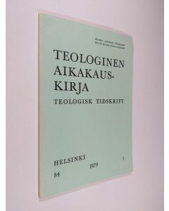 käytetty kirja Teologinen aikakauskirja 1/1979