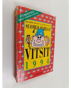Kirjailijan Henrik Muste käytetty kirja Suomen parhaat vitsit 1994