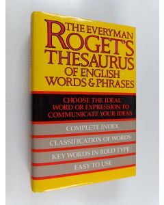 Kirjailijan Peter Mark Roget & David Clayton Browning käytetty kirja Roget's Thesaurus of English Words and Phrases