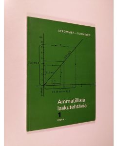 Kirjailijan Väinö Tuominen & Arne O. Strömmer käytetty kirja Ammatillisia laskutehtäviä (signeerattu)