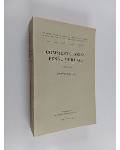 käytetty kirja Commentationes Fenno-Ugricae in honorem Paavo Ravila