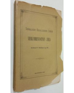 käytetty kirja Suomalaisen Kirjallisuuden seuran viisikymmenvuotinen juhla Kesäkuun 30 - Heinäkuun 2. pp. 1881