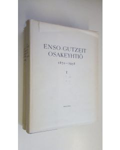 Kirjailijan Victor Hoving käytetty kirja Enso-Gutzeit osakeyhtiö 1872-1958 1-2