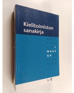 käytetty kirja Kielitoimiston sanakirja 2. osa - L-R