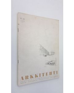 käytetty teos Arkkitehti 9-10/1945 : Suomen arkkitehtiliiton julkaisu
