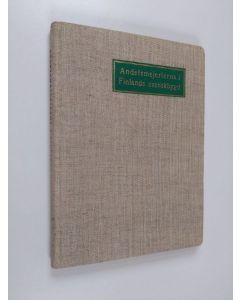 käytetty kirja Andelsmejerierna i Finlands svenskbygd