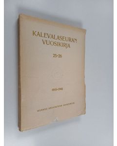 käytetty kirja Kalevalaseuran vuosikirja 25-26