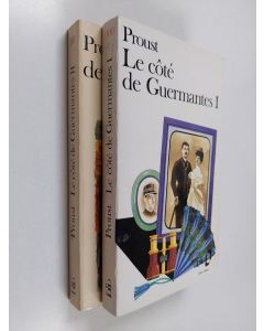 Kirjailijan Marcel de Proust käytetty kirja Le Cote De Guermantes 1-2