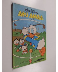 Kirjailijan Walt Disney käytetty teos Aku Ankka 23/1987