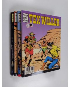 käytetty kirja Tex Willer 1992 (nrot 10, 12-13 ja 15)