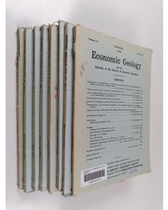 Kirjailijan Alan Bateman käytetty kirja Economic Geology and the Bulletin of the Society of Economic Geologist : Vol. 57, n:o 1-8
