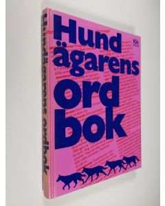 Kirjailijan Suzanne Fredriksson käytetty kirja Hundägarens ordbok