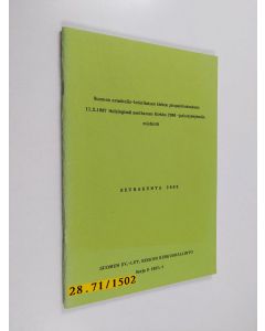 Kirjailijan Kirkko 2000 -jatkotyöryhmä käytetty teos Seurakunta 2000 - Suomen evankelis-luterilaisen kirkon piispainkokouksen 11.2.1987 Helsingissä asettaman Kirkko 2000 -jatkotyöryhmän mietintö
