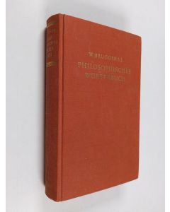 käytetty kirja Philosophisches Wörterbuch