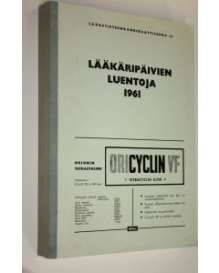 käytetty kirja Lääkäripäivien luentoja 1961