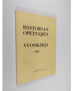 käytetty kirja Historianopettajien vuosikirja 8