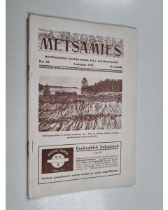 käytetty teos Metsämies 10/1931