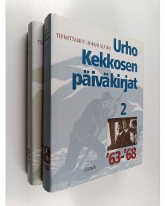 Kirjailijan Urho Kekkonen käytetty kirja Urho Kekkosen päiväkirjat 1-2 : 1958-1962 ; 1963-1968