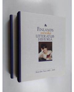 Kirjailijan Johan Wrede käytetty kirja Finlands svenska litteraturhistoria 1-2