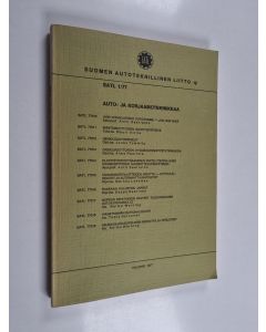 käytetty kirja Auto- ja korjaamotekniikkaa