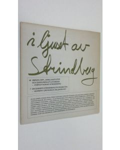 Tekijän Magnus Florin  käytetty kirja I ljuset av Strindberg