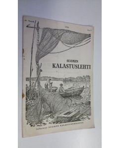 käytetty kirja Suomen kalastuslehti n:o 8/1936