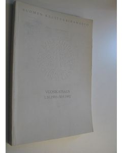 Kirjailijan Suomen Kulttuurirahasto käytetty kirja Vuosikatsaus 1.10.1991-30.9.1992