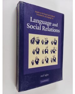 Kirjailijan Asif Agha käytetty kirja Language and social relations