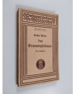 Kirjailijan Oscar Wilde käytetty kirja Das Granatapfelhaus