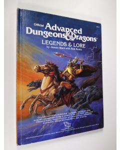 Kirjailijan James Ward & Robert Kuntz käytetty kirja Advanced Dungeons and Dragons, Legends and Lore
