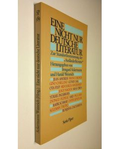 Kirjailijan Irmgard Ackermann käytetty kirja Eine Nicht nur deutsche Literatur (ERINOMAINEN)