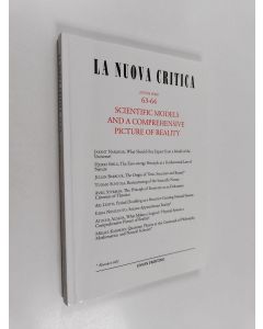 Kirjailijan Valerio Tonini käytetty kirja La Nuova Critica - Nuova Serie 63-64 : Scientific models and a comprehendsive picture of reality