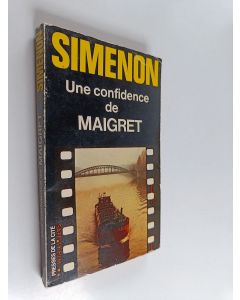 Kirjailijan Georges Simenon käytetty kirja Une confidence de Maigret