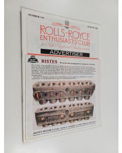 käytetty teos Rolls-Royce enthusiasts' club for Rolls-Royce and Bentley owners : August 1991