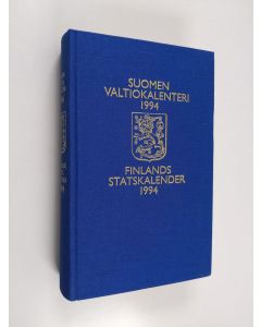 käytetty kirja Suomen Valtiokalenteri 1994 = Finlands Statskalender 1994 1994