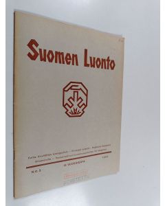 käytetty teos Suomen luonto 3/1960