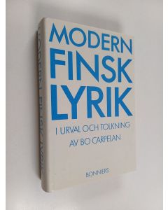käytetty kirja Modern finsk lyrik